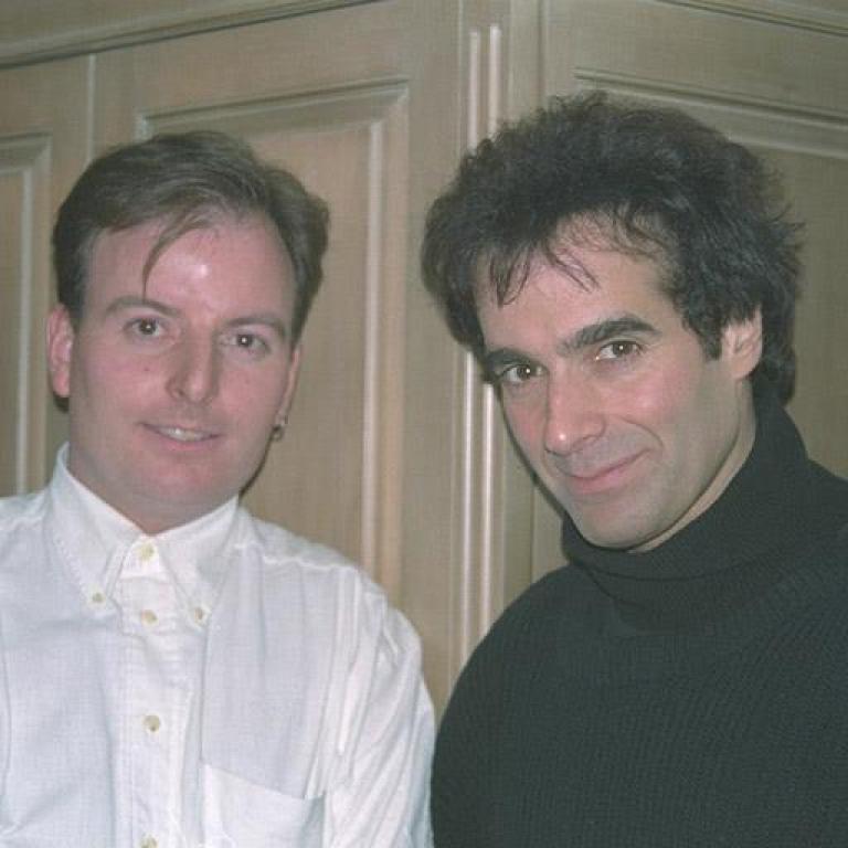Erstes Treffen mit David Copperfield, Las Vegas Backstage